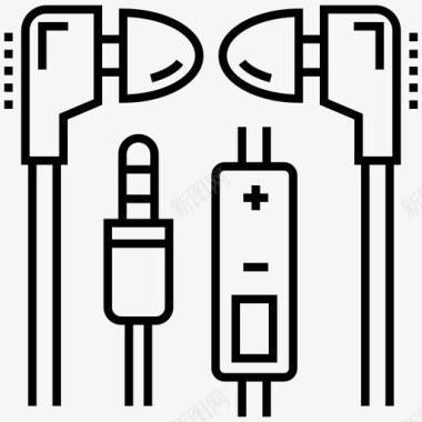 耳机耳塞免提图标图标