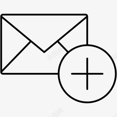新电子邮件信件发送图标图标