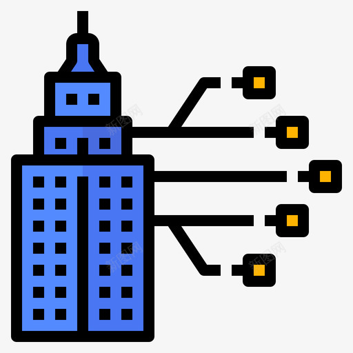 组织经济12线性颜色图标svg_新图网 https://ixintu.com 线性 组织 经济 颜色