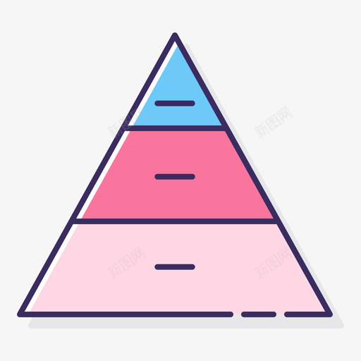 金字塔图信息图5线性颜色图标svg_新图网 https://ixintu.com 信息 线性 金字塔 颜色
