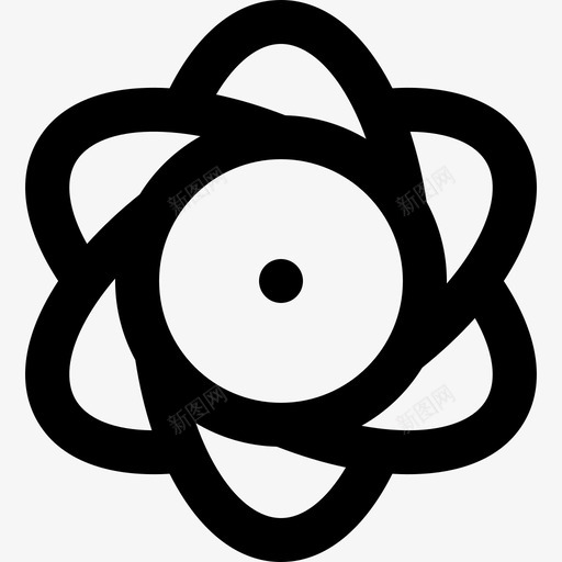 原子在线学习39线性图标svg_新图网 https://ixintu.com 原子 在线学习 线性