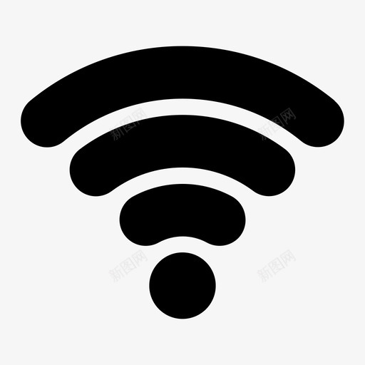 wifi信号城市现代图标svg_新图网 https://ixintu.com wifi 信号 城市 字形 实心 智能 现代