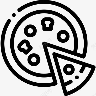 披萨65号吧台直纹图标图标