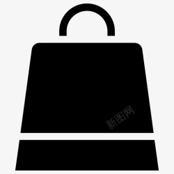 一次性手提袋塑料袋食品容器手袋图标高清图片