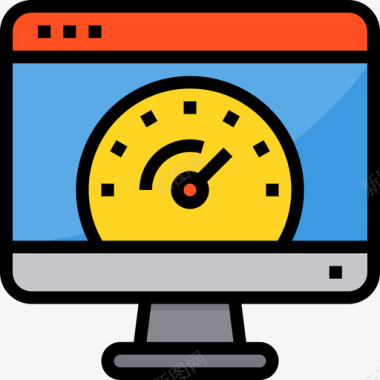 速度测试网站和windows界面5线颜色图标图标