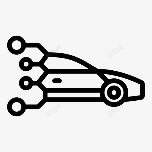 未来电动汽车未来科技图标svg_新图网 https://ixintu.com 未来 电动汽车 科技