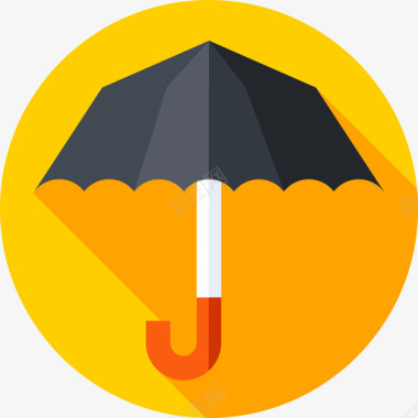 Umbrella英格兰25扁平图标图标