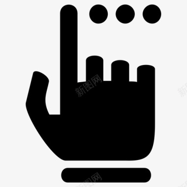 手指咔嚓声手指轻拍图标图标