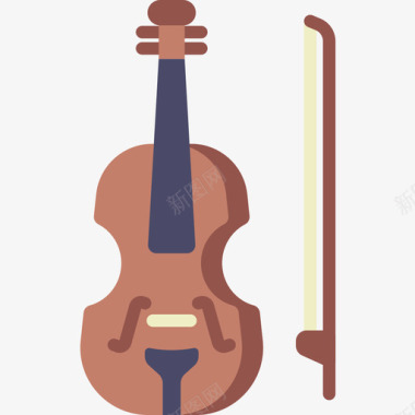 小提琴音乐多媒体2平板图标图标