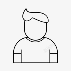 男男男男孩化身男图标高清图片