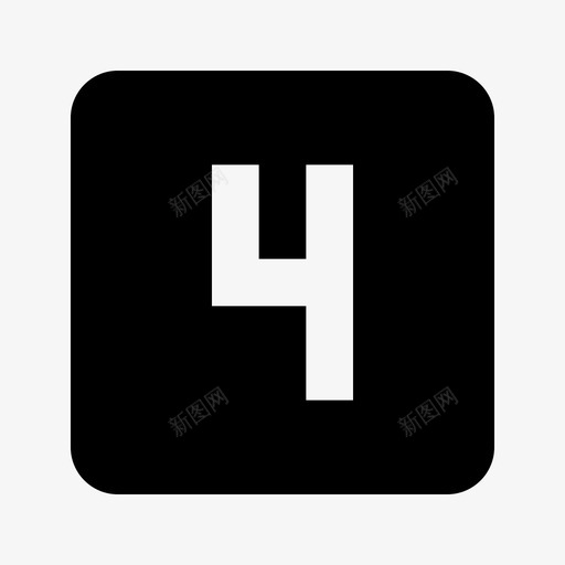 ic_looks_4_24pxsvg_新图网 https://ixintu.com ic_looks_4_24px