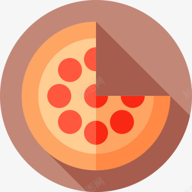 意大利披萨20平图标图标