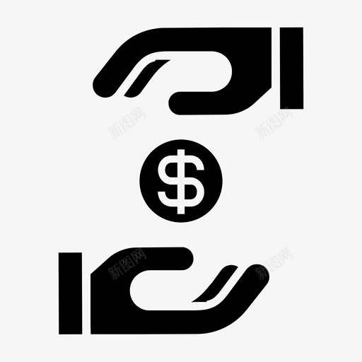 收入现金硬币图标svg_新图网 https://ixintu.com 收入 现金 电子商务 硬币 网店 赚钱