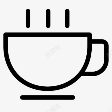 咖啡饮料热饮图标图标