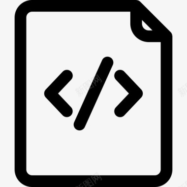 代码文件html程序图标图标