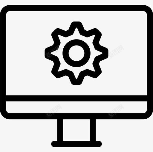 齿轮搜索引擎优化和营销22线性图标svg_新图网 https://ixintu.com 优化 搜索引擎 线性 营销 齿轮