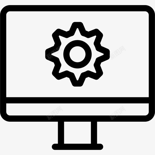 齿轮搜索引擎优化和营销22线性图标svg_新图网 https://ixintu.com 优化 搜索引擎 线性 营销 齿轮
