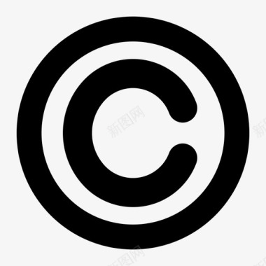 版权法律许可图标图标