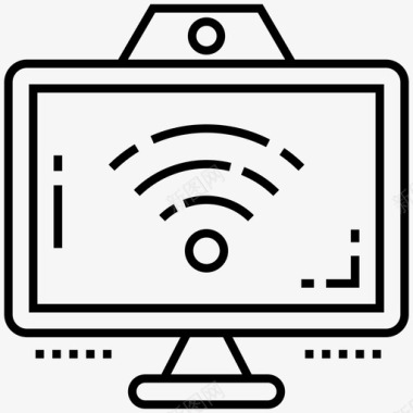wifi信号电脑电脑屏幕图标图标