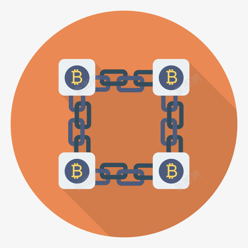 链比特币112圆形图标svg_新图网 https://ixintu.com 圆形 比特