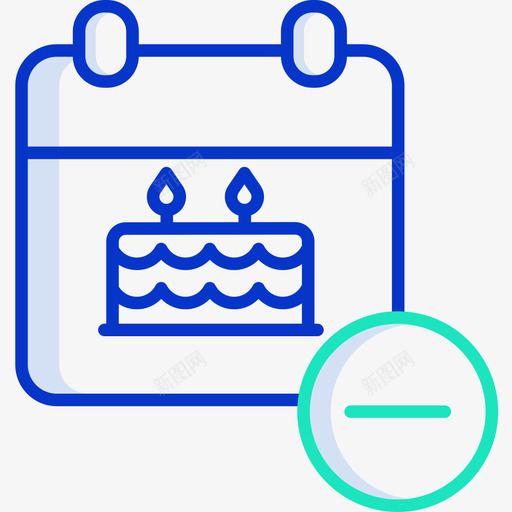 删除活动聚会和庆祝活动21轮廓颜色图标svg_新图网 https://ixintu.com 删除 庆祝活动 活动 聚会 轮廓 颜色