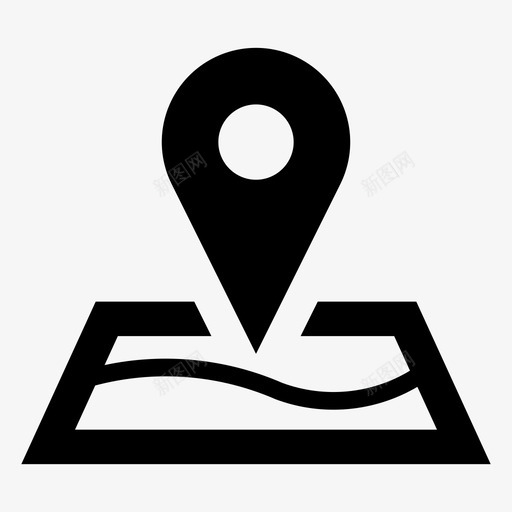 地图地址方向图标svg_新图网 https://ixintu.com gps 位置 地图 地址 方向