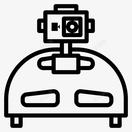动作摄像机设备电子图标svg_新图网 https://ixintu.com 动作 媒体 技术 摄像机 电子 设备