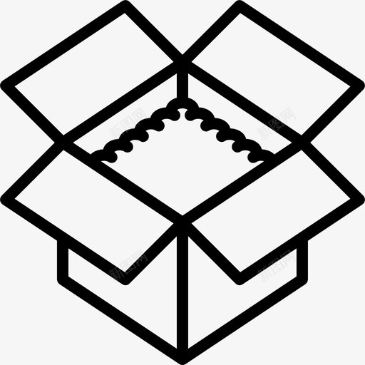 开箱交货99直线图标svg_新图网 https://ixintu.com 交货 开箱 直线