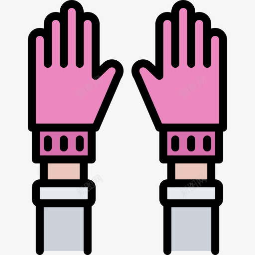 橡胶手套清洁76彩色图标svg_新图网 https://ixintu.com 彩色 手套 橡胶 清洁