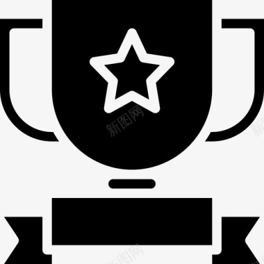 奖杯奖励和徽章10雕文图标图标