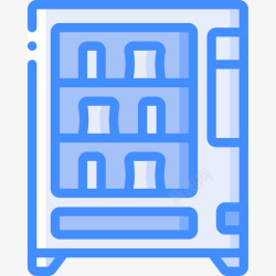 自动便利自动售货机便利设施5蓝色图标高清图片