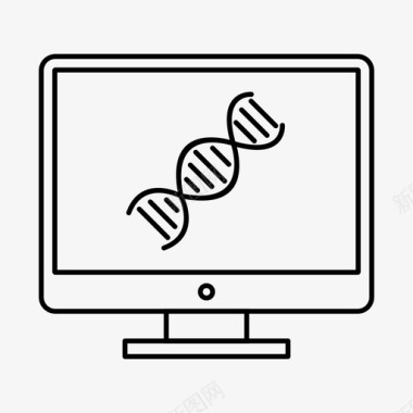dna遗传学螺旋图标图标