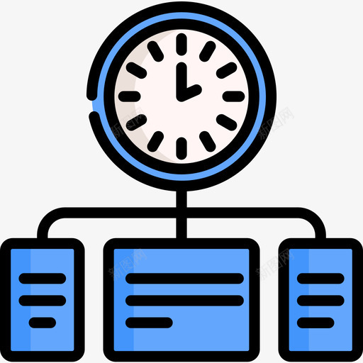 时间管理管理71线性颜色图标svg_新图网 https://ixintu.com 时间管理 管理 线性 颜色