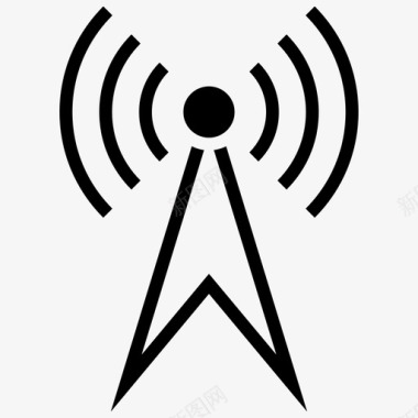 无线连接互联网连接wifi信号图标图标