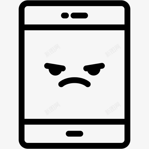 mad设备表情符号图标svg_新图网 https://ixintu.com 平板电脑 情感 符号 表情 设备