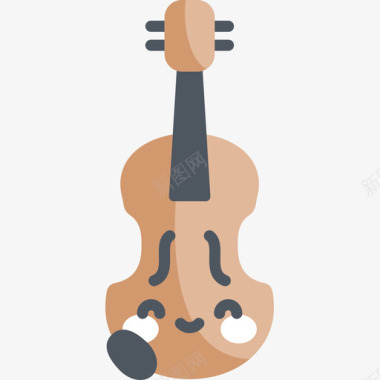 小提琴音乐116平调图标图标