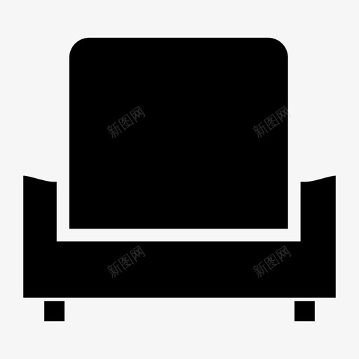 沙发座椅坐姿图标svg_新图网 https://ixintu.com 坐姿 字形 家具 座椅 沙发