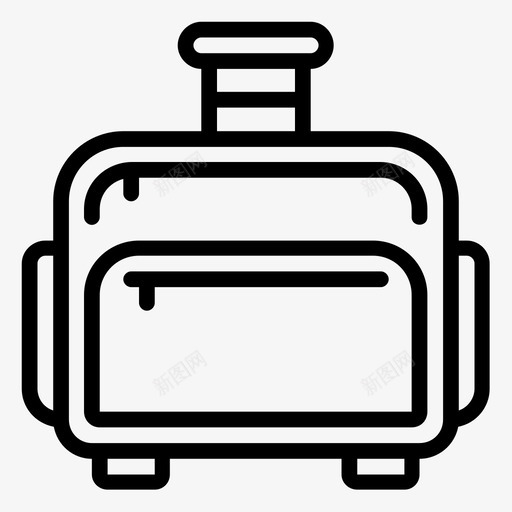 手提箱包商务图标svg_新图网 https://ixintu.com 商务 手提箱 旅行