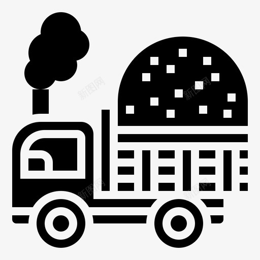 自卸车运输车装载机图标svg_新图网 https://ixintu.com 土木工程 材料 标志 自卸车 装载机 运输车