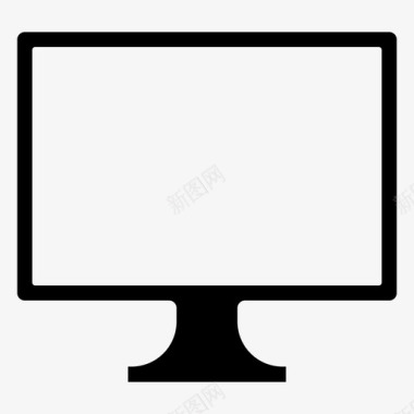 屏幕计算机cpu图标图标