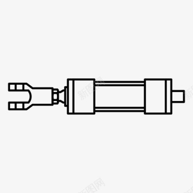 ca气缸液压气动图标图标