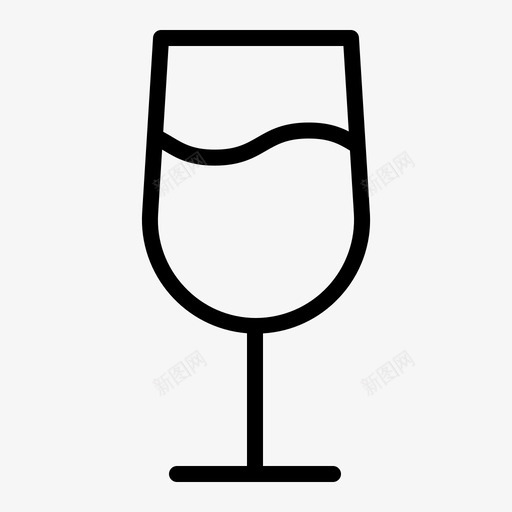 酒杯酒吧和饮料图标svg_新图网 https://ixintu.com 酒吧 酒杯 饮料