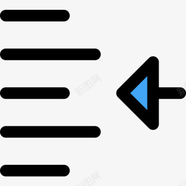 缩进对齐和段落3线颜色图标图标