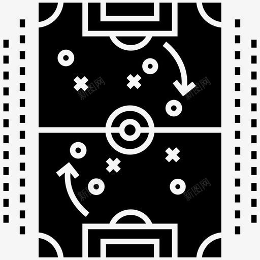 足球战术足球战略足球训练图标svg_新图网 https://ixintu.com 图标 字形 战术 战略 游戏 草图 计划 训练 足球