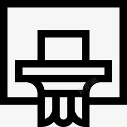 篮子城市篮子城市公园18直线图标高清图片