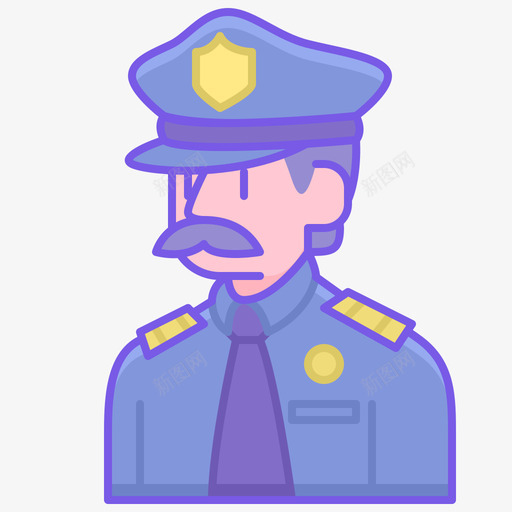 警察阿凡达男直系肤色图标svg_新图网 https://ixintu.com 男警察卡通 直系 肤色 警察 达男 阿凡
