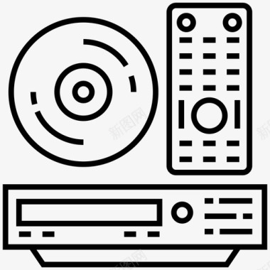 dvd播放器音频音乐系统cd播放器图标图标