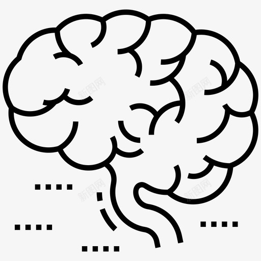 大脑小脑人类大脑图标svg_新图网 https://ixintu.com 人类 医用 器官 图标 大脑 大麻 小脑 心理 思维 细胞 麻线