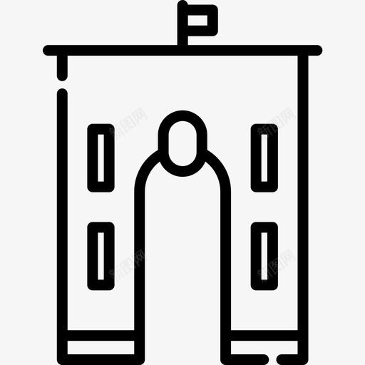 OwnerBavnehoj塔地标和纪念碑15座线形图标svg_新图网 https://ixintu.com 15座 OwnerBavnehoj 地标 纪念碑 线形