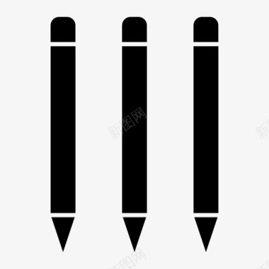 钢笔圆珠笔办公设备图标图标